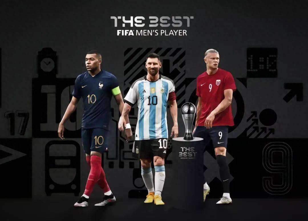 FIFA年度最佳球员三人候选揭晓：姆巴佩、梅西、哈兰德-哈兰德